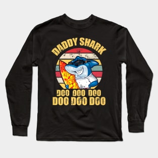 Daddy Shark Doo Doo Doo Fathers Day 2023 Long Sleeve T-Shirt